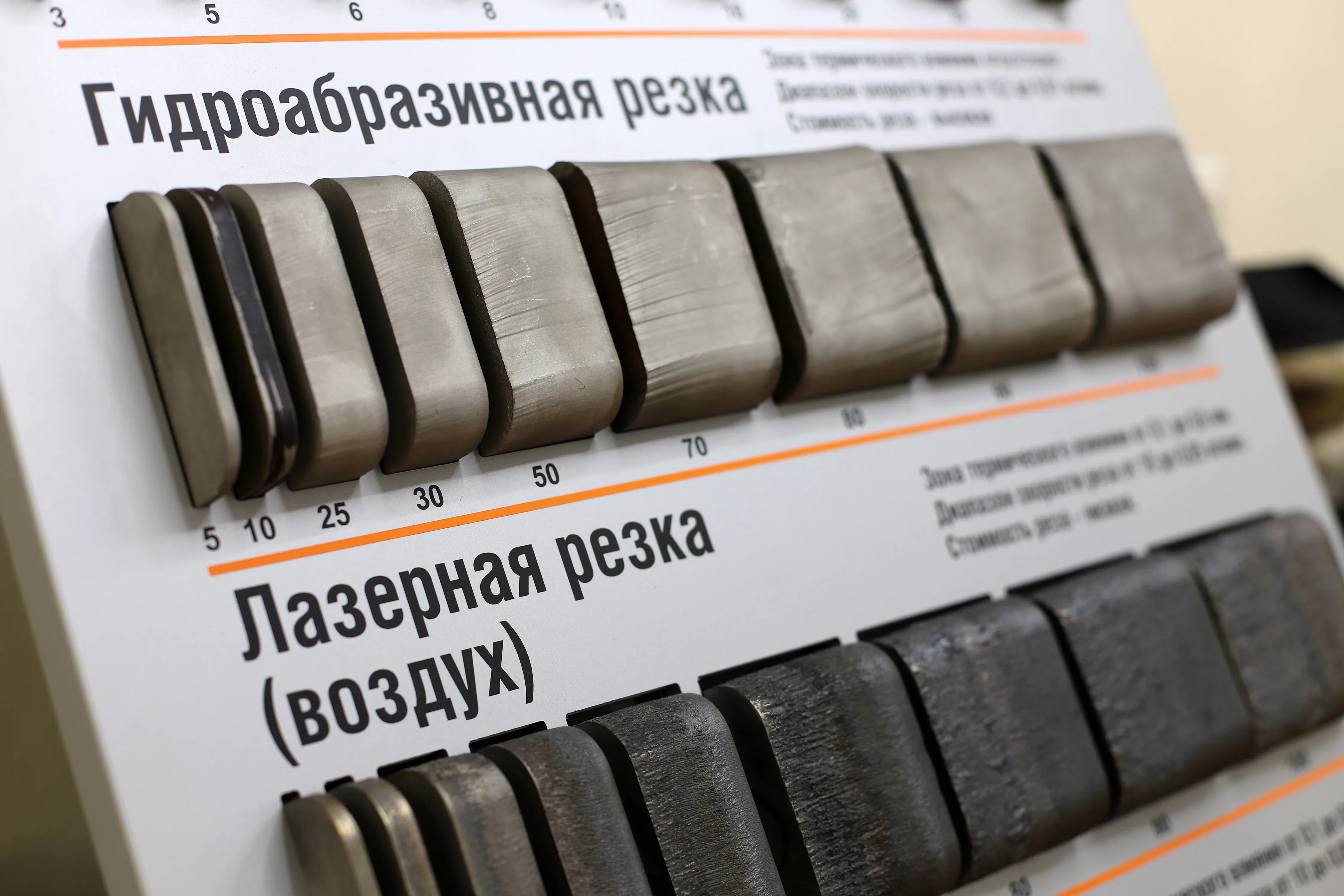  Наши образцы резки металла